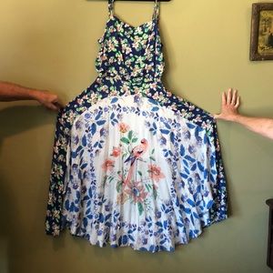 Anthropologie Akemi Kin Parrot dress